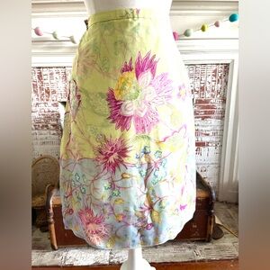 Valentino vintage silk skirt